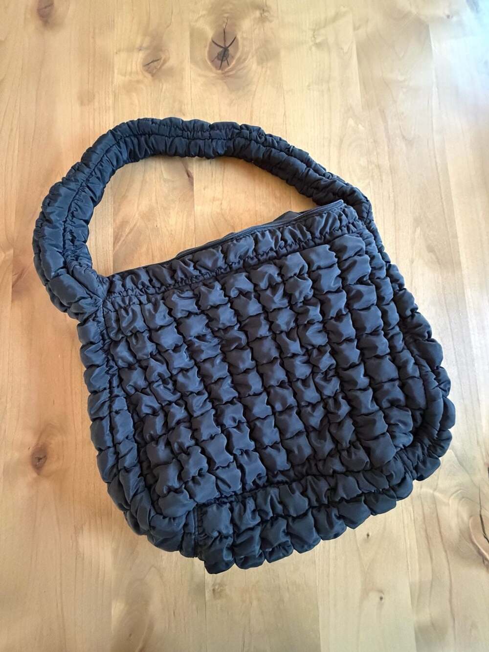 Wild Fable Quilted Puffer Shoulder Bag Black